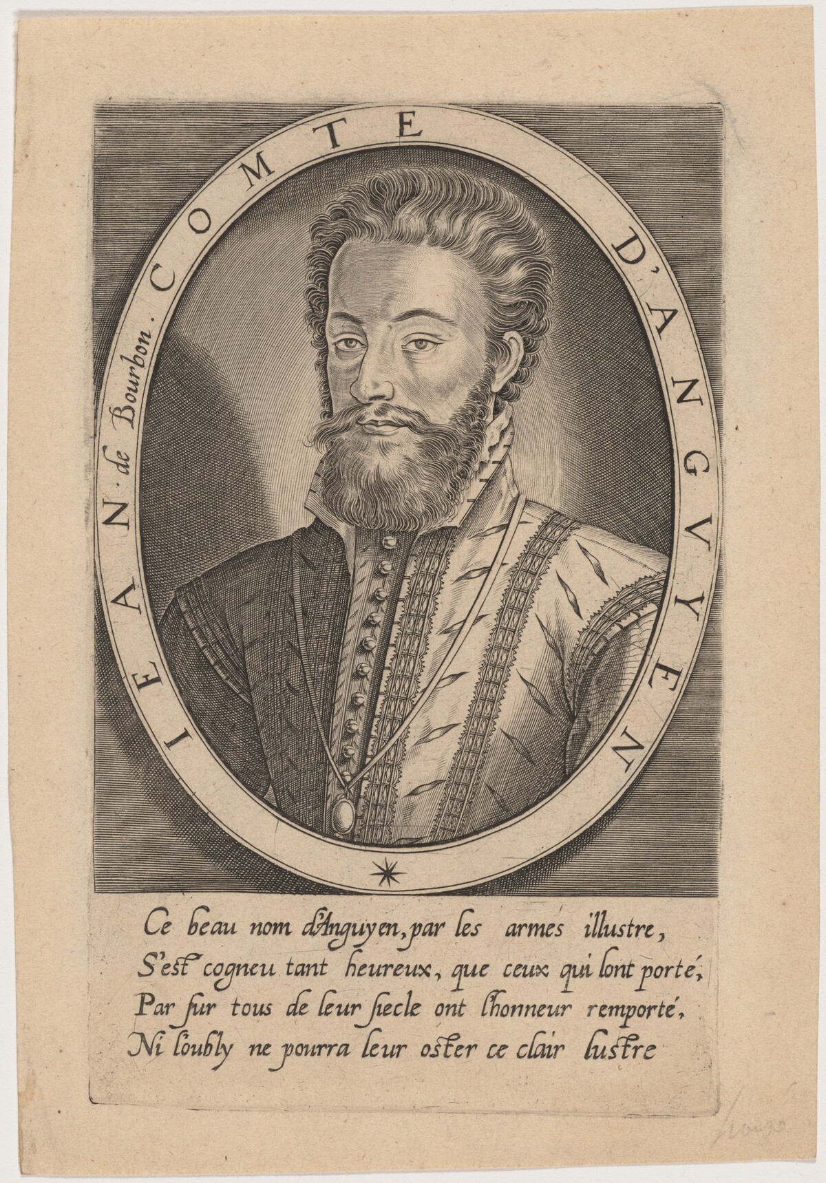 Jean de Bourbon, Comte D'Anguyen by Unknown Artist