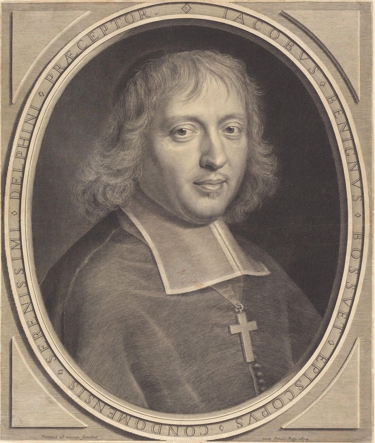 Jacques-Benigne Bossuet by Robert Nanteuil