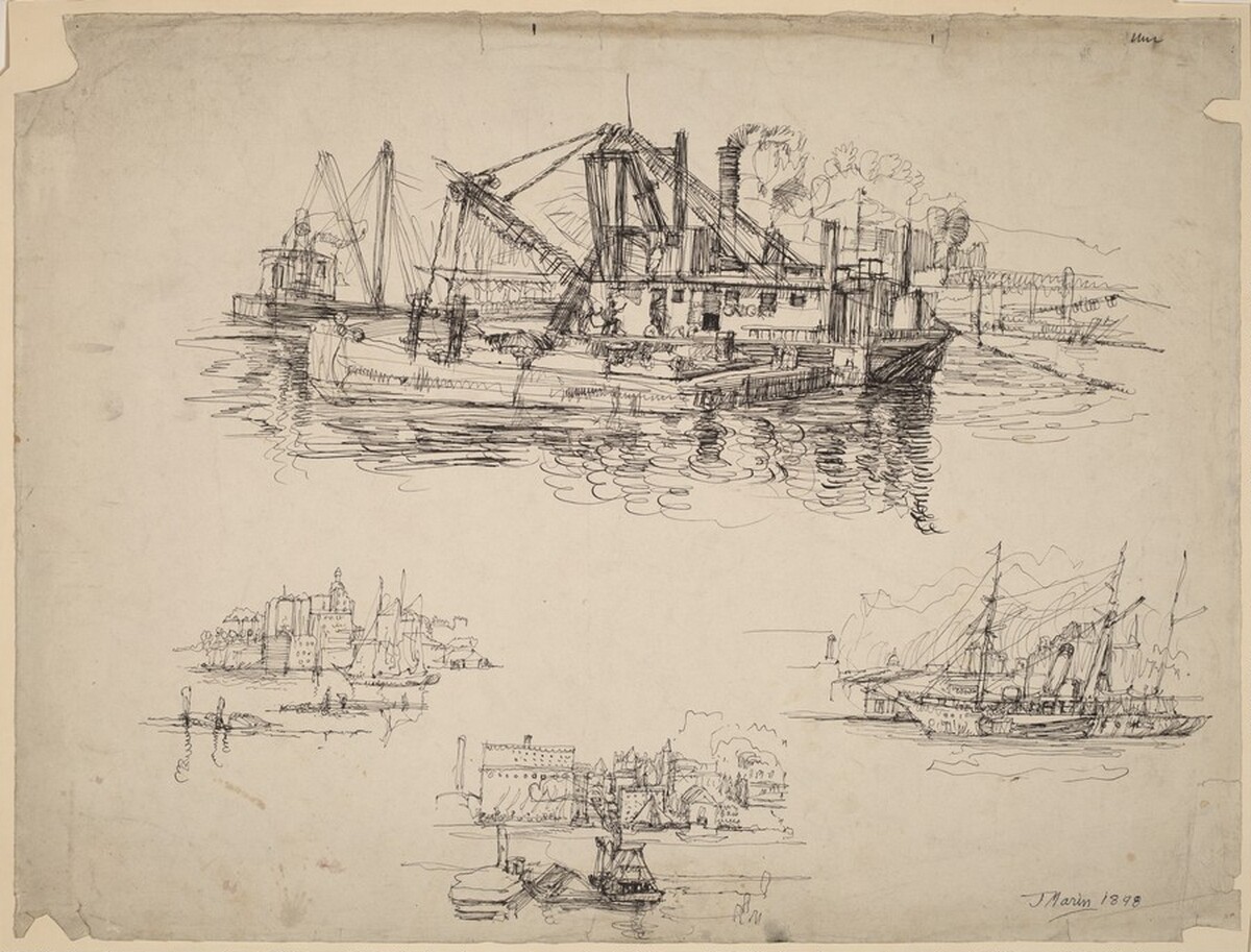 The Harbor by John Marin