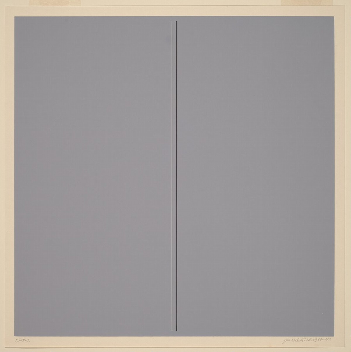 System of Horizontals and Verticals in the Square by Jan Kubicek