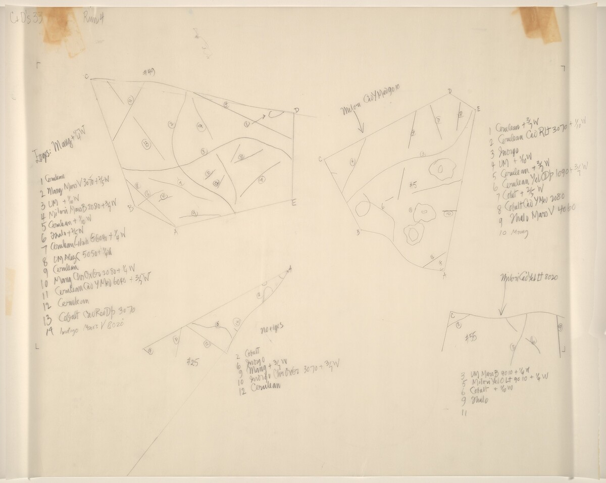 Drawing for Changes and Disappearances No. 33 by John Cage