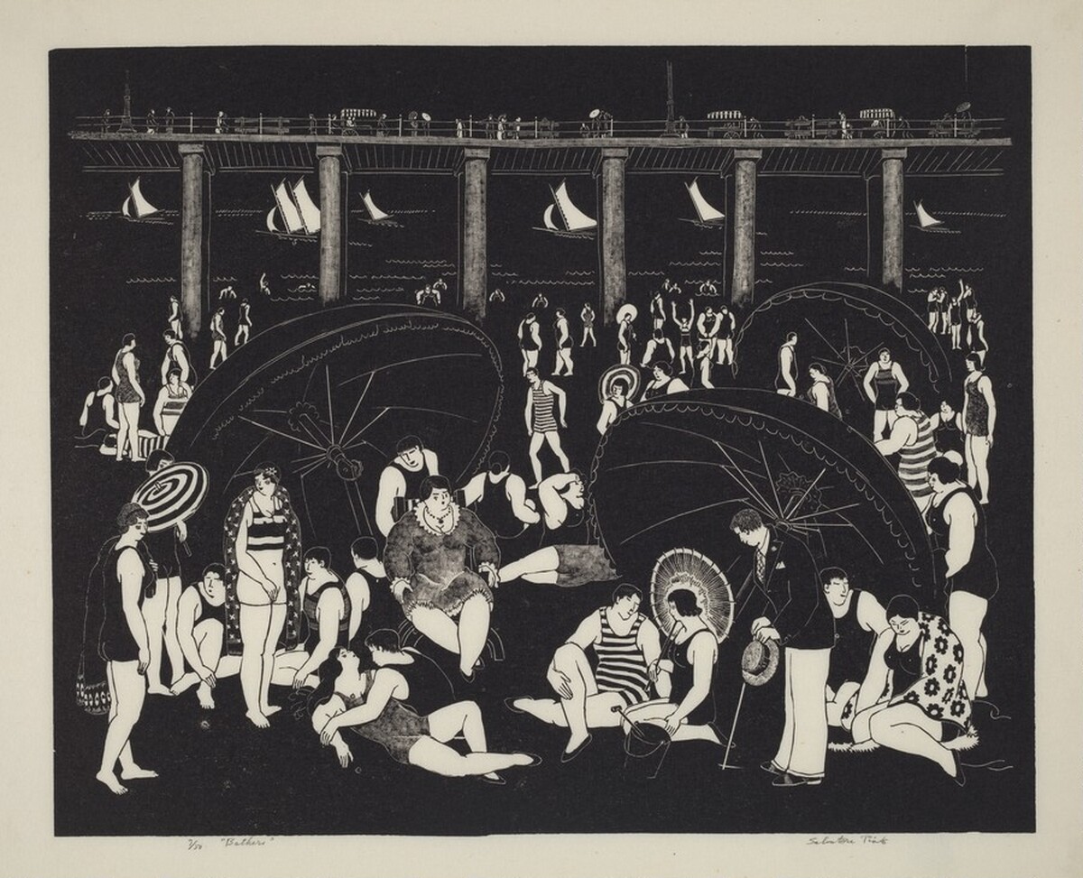 Bathers by Salvatore Pinto