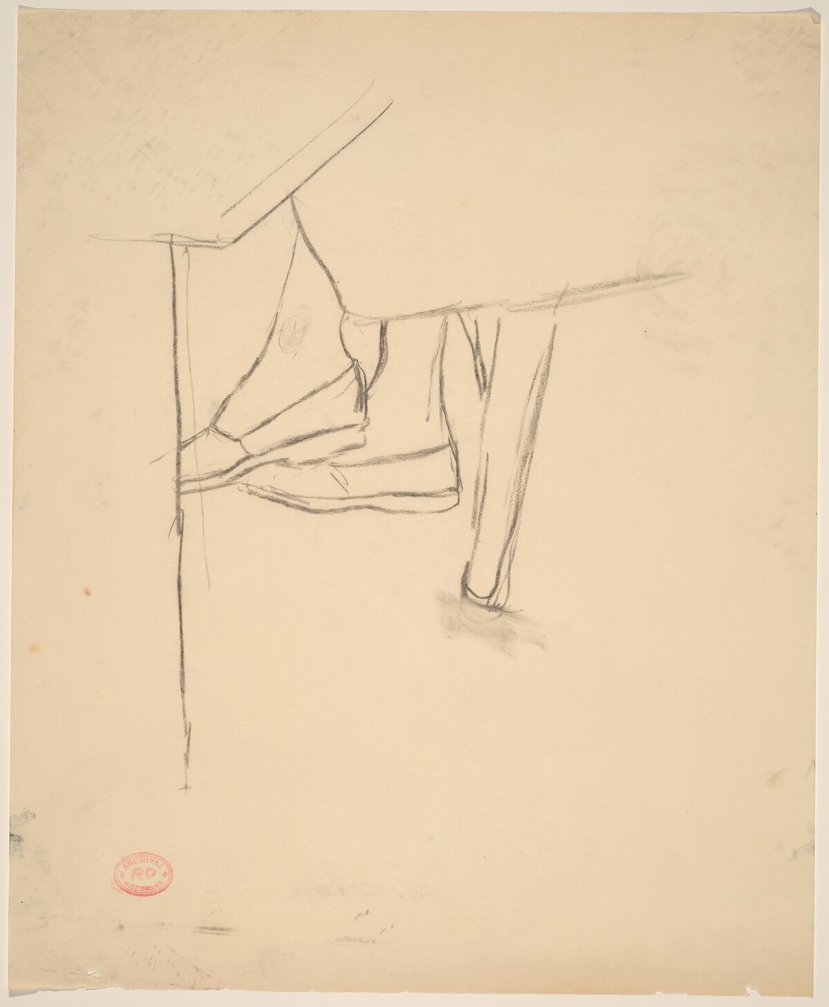 Untitled [study of feet] by Richard Diebenkorn
