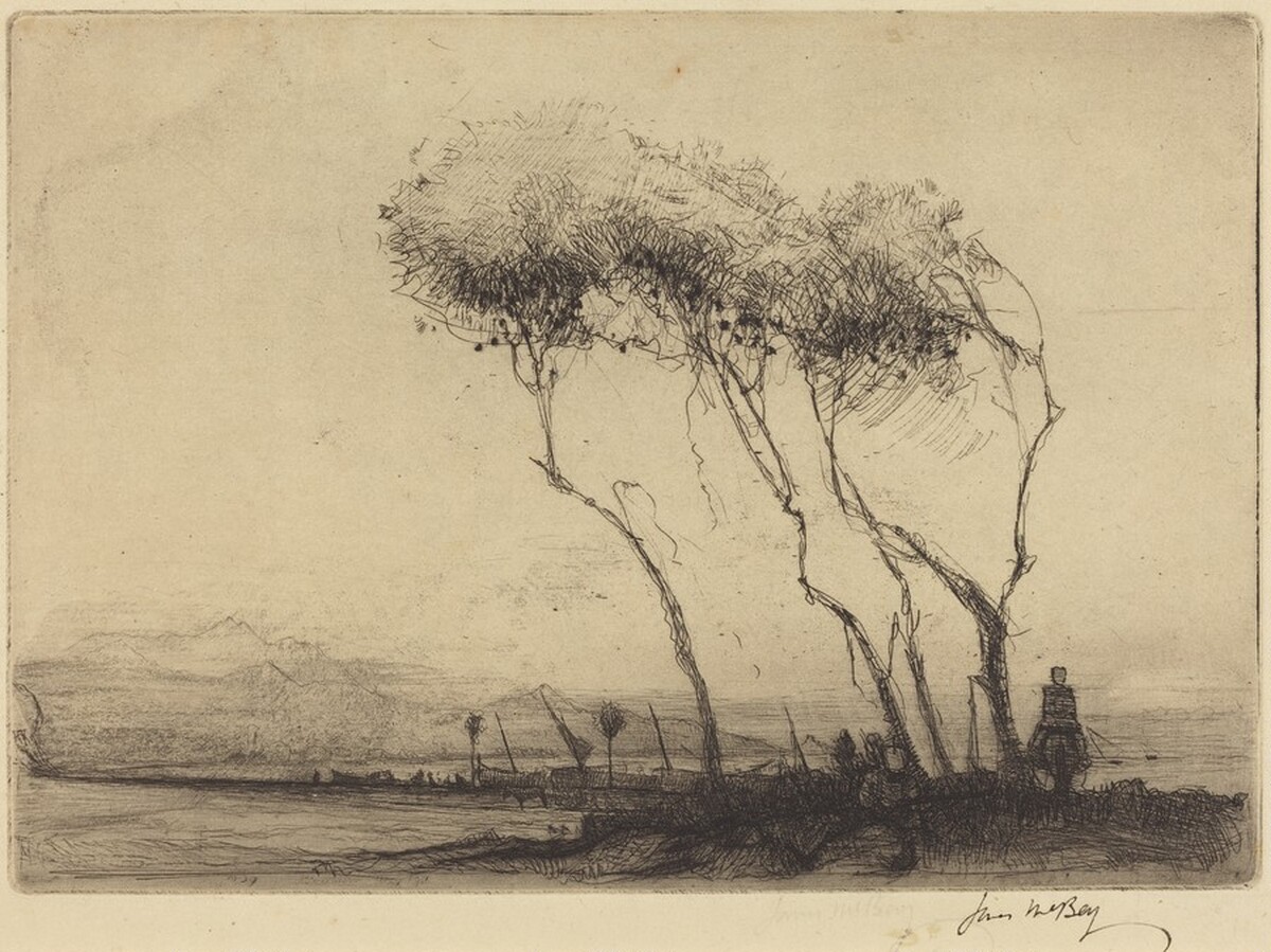 The Towy at Carmarthen by James McBey