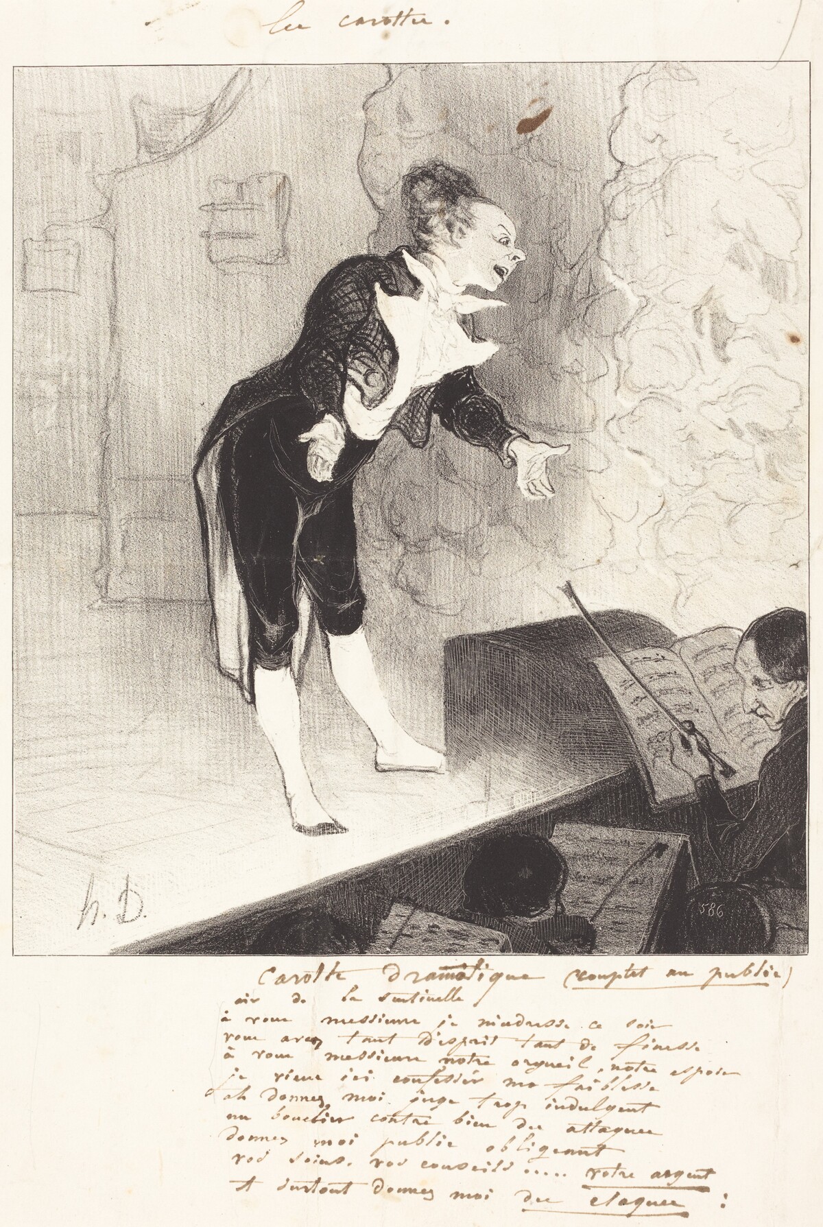 Carotte dramatique by Honoré Daumier
