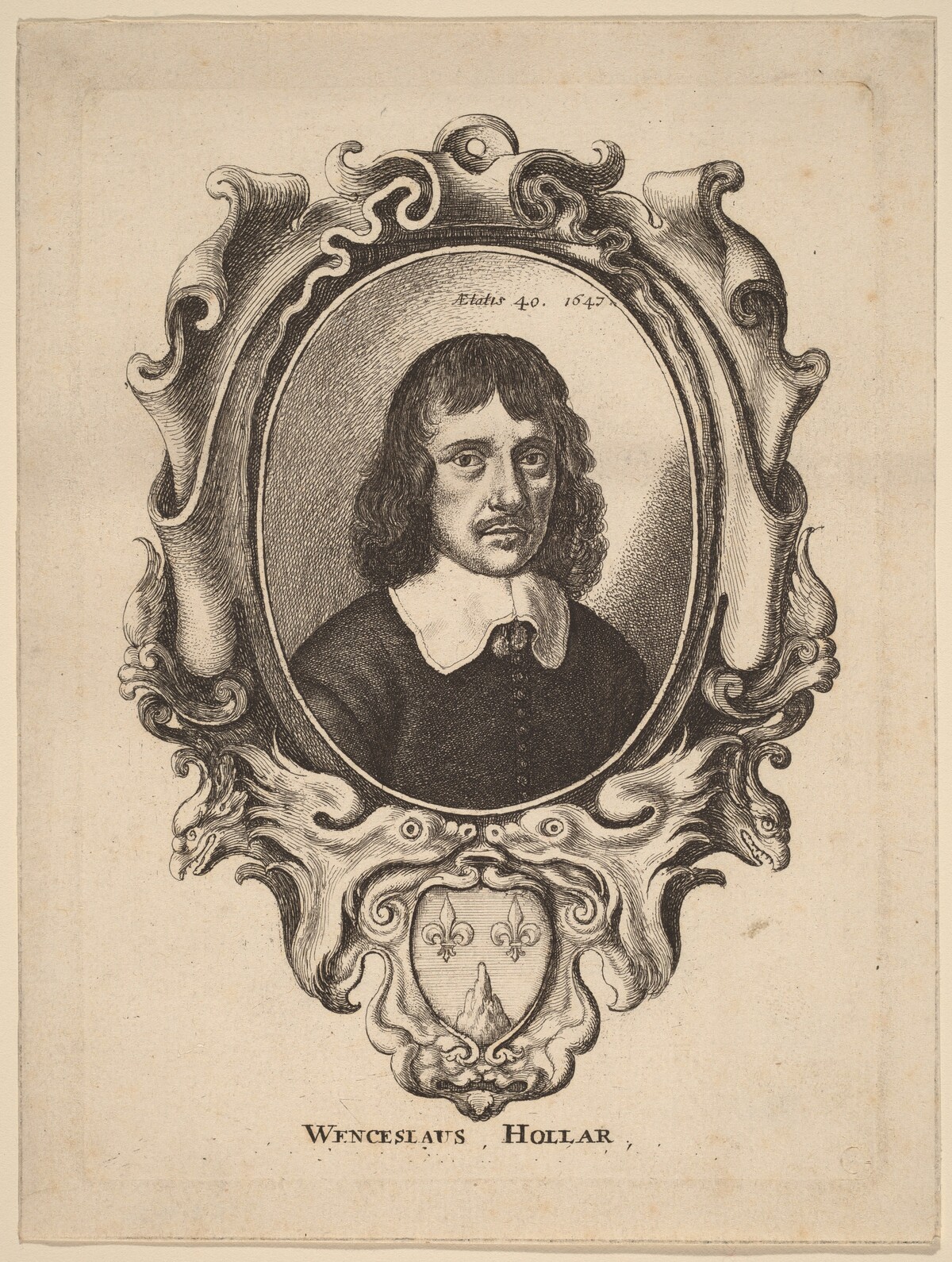 Self-Portrait by Wenceslaus Hollar