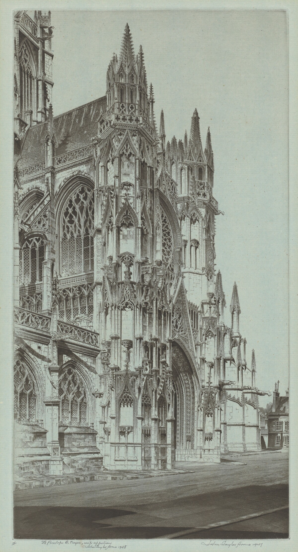 Memento Vivere, Notre Dame, Evreux by John Taylor Arms