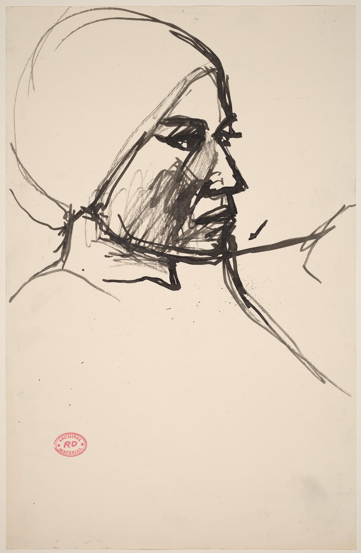 Untitled [portrait] by Richard Diebenkorn