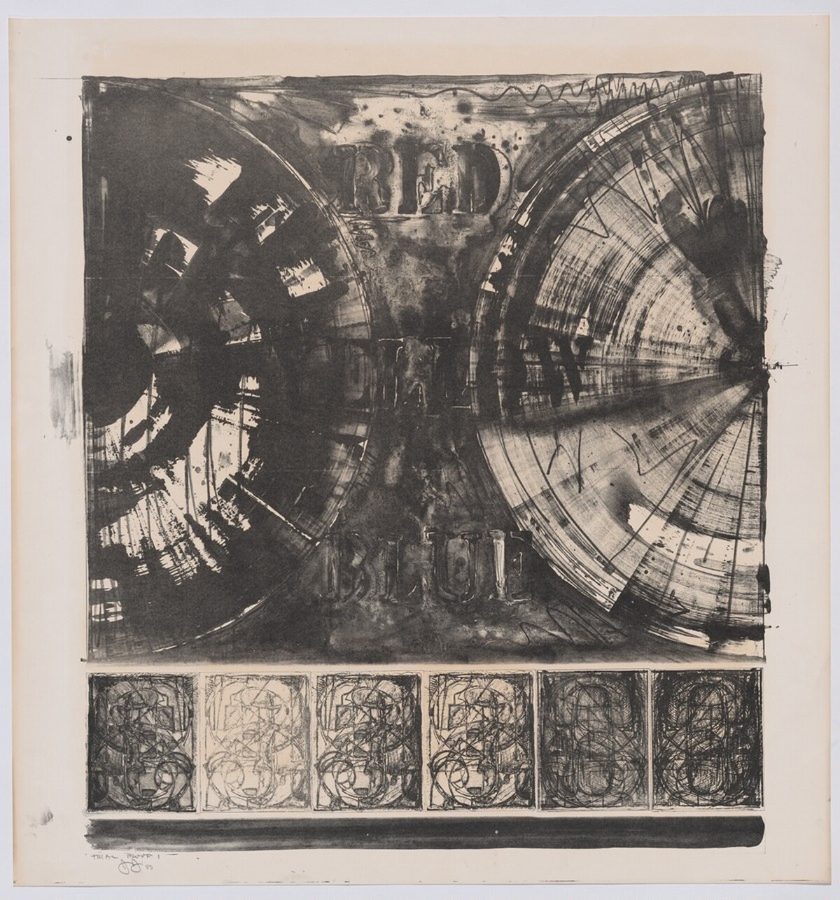 Untitled [trial proof 1] by Jasper Johns