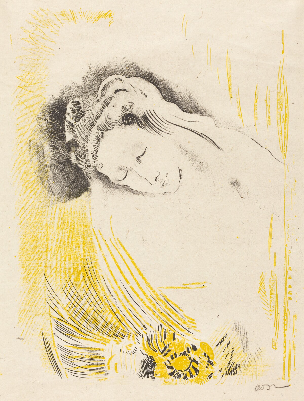 La Sulamite (The Shulamite) by Odilon Redon