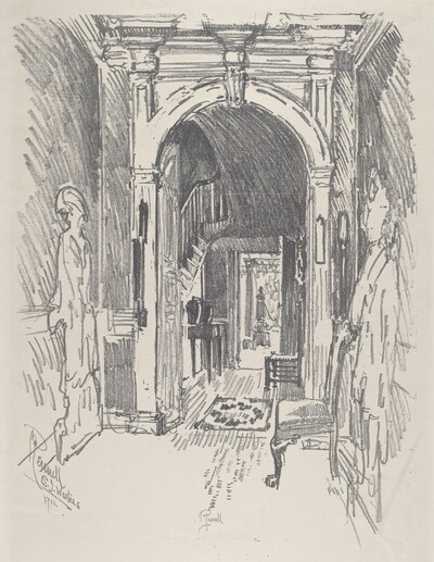 Hallway at Dr. Wister's