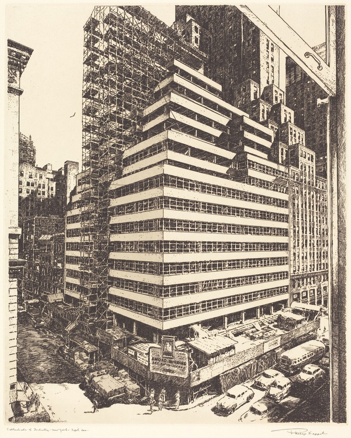 Cathedrals of Industry - New York's Fifth Ave . by Philip Kappel