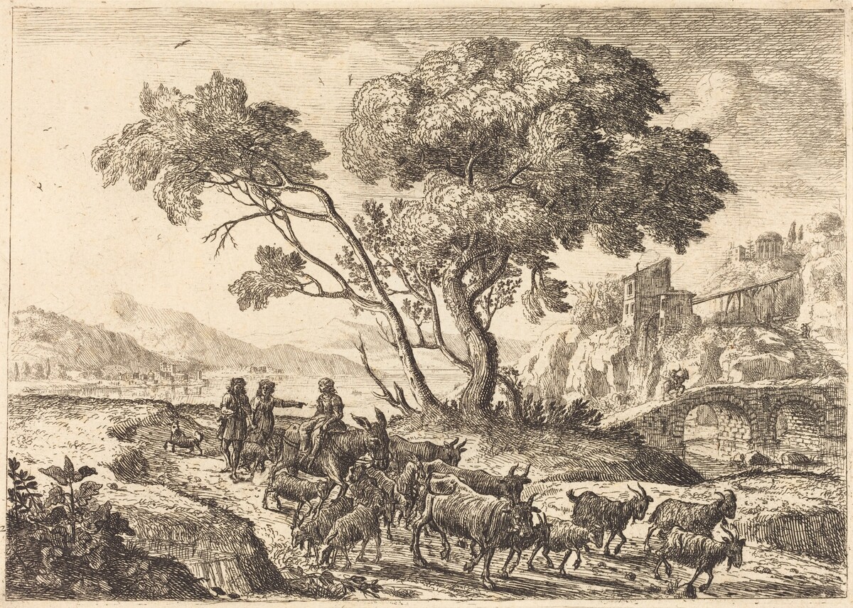 Departure for the Fields (Le départ pour les champs) by Claude Lorrain