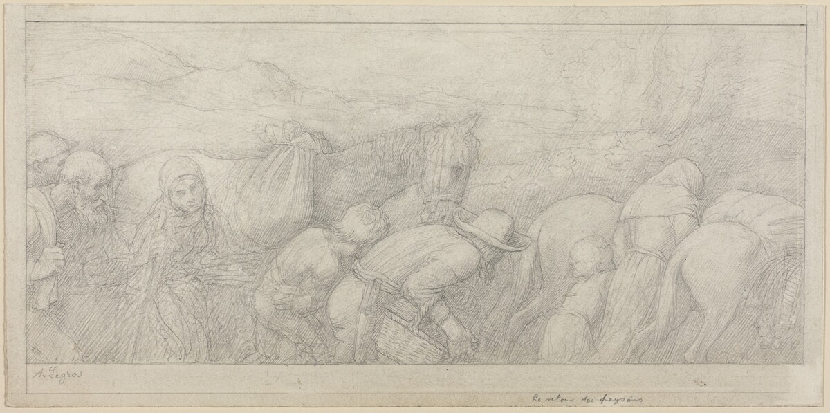 Return of the Peasants by Alphonse Legros
