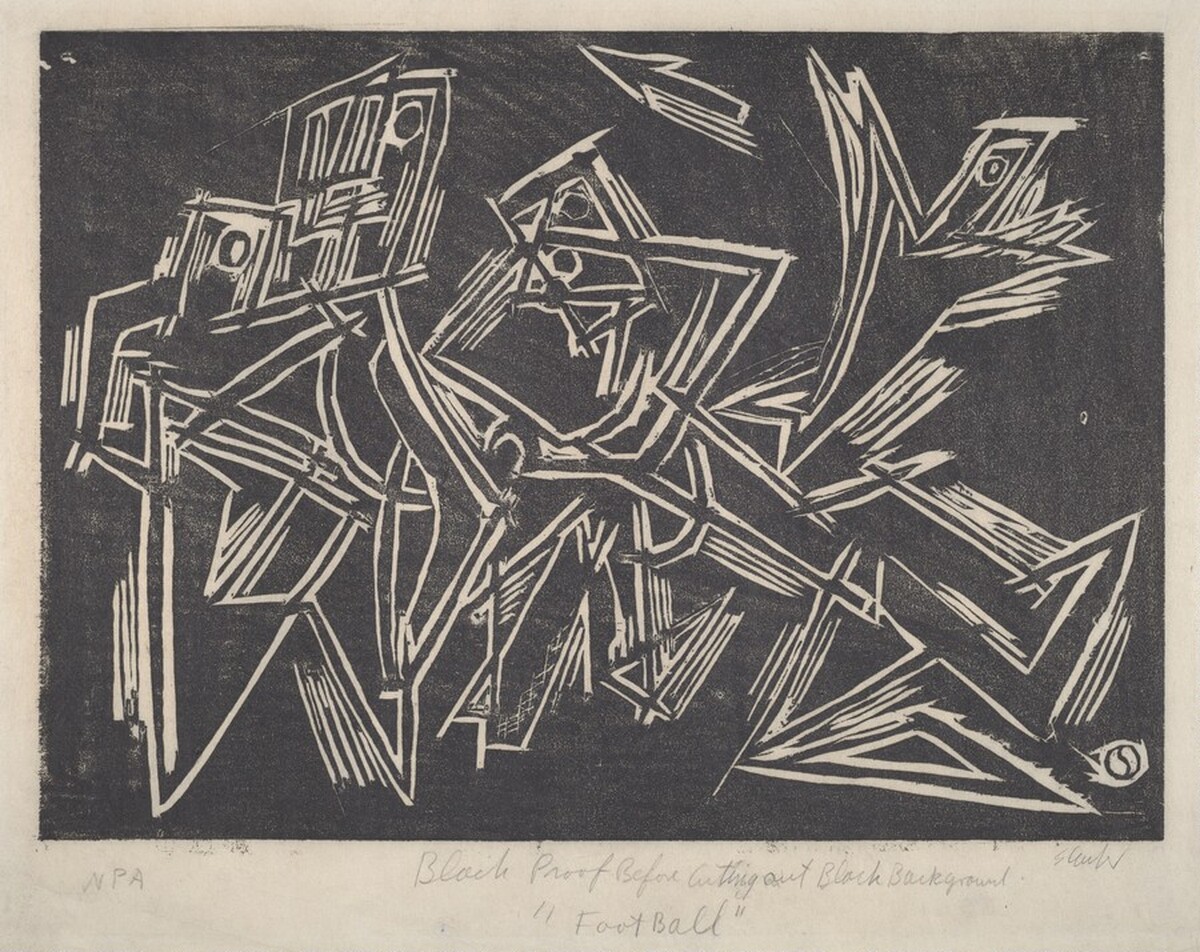 Football by Louis Schanker