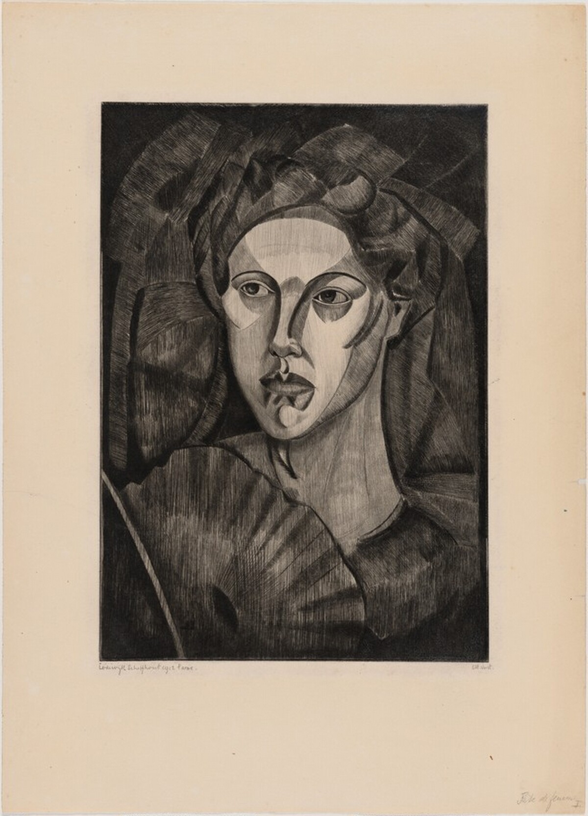 Tête de Femme I (Head of a Woman I) by Lodewijk Schelfhout