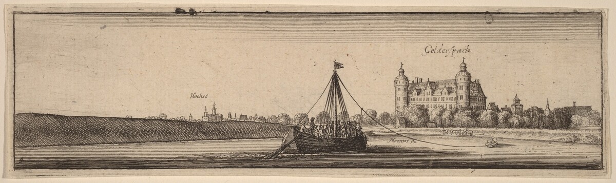 Gelderspach by Wenceslaus Hollar