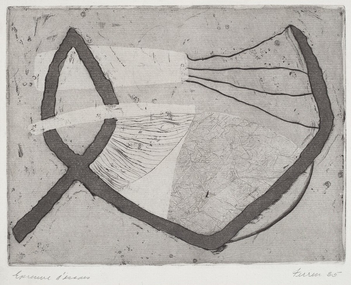 Untitled (Expressive Abstract) by John Ferren