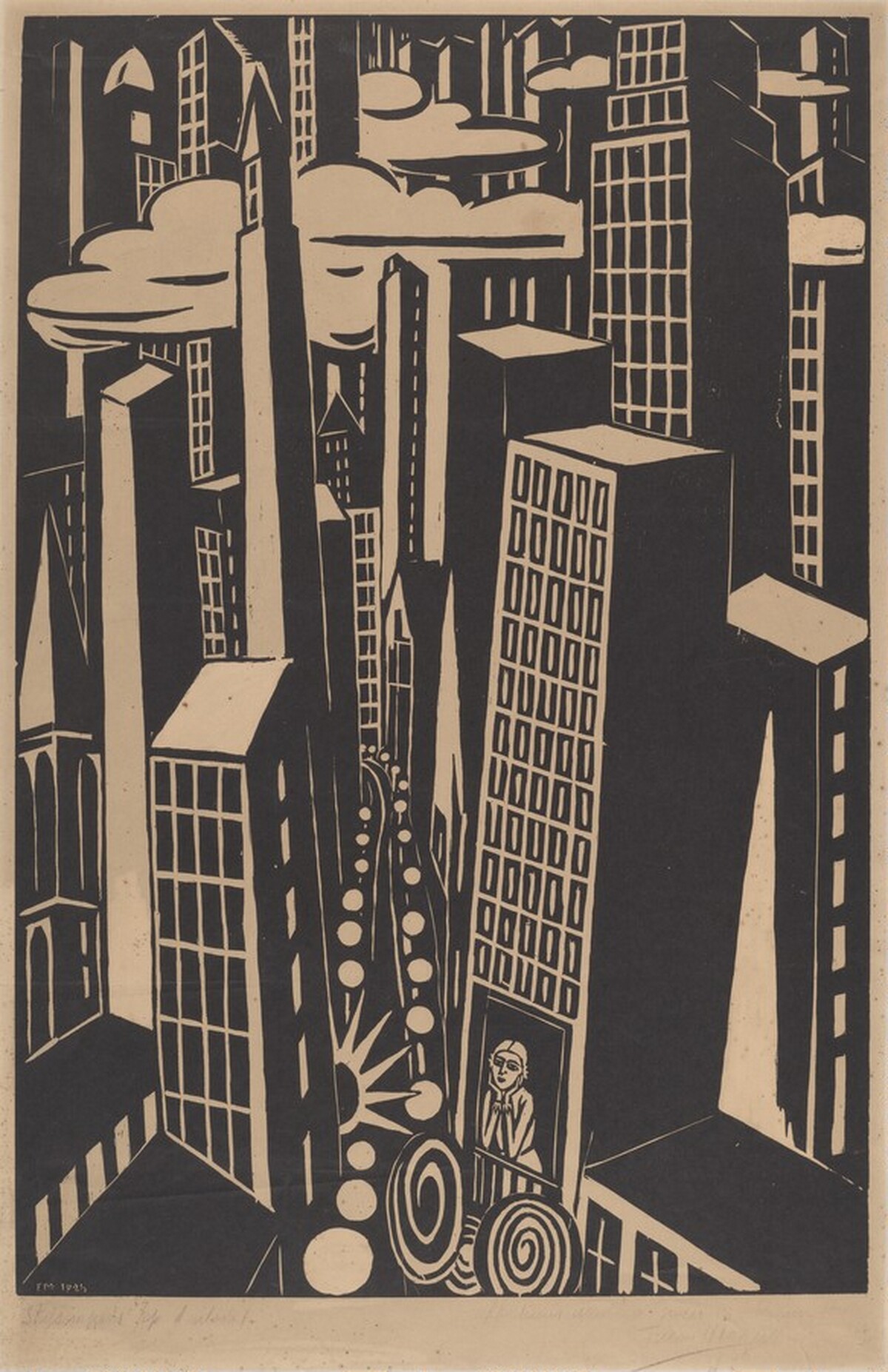 Skyscrapers by Frans Masereel