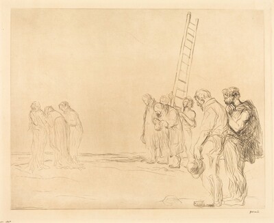 Le calvaire (2e planche) (Calvary) (second plate)