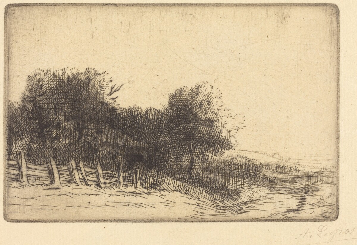 Landscape (Un paysage) by Alphonse Legros