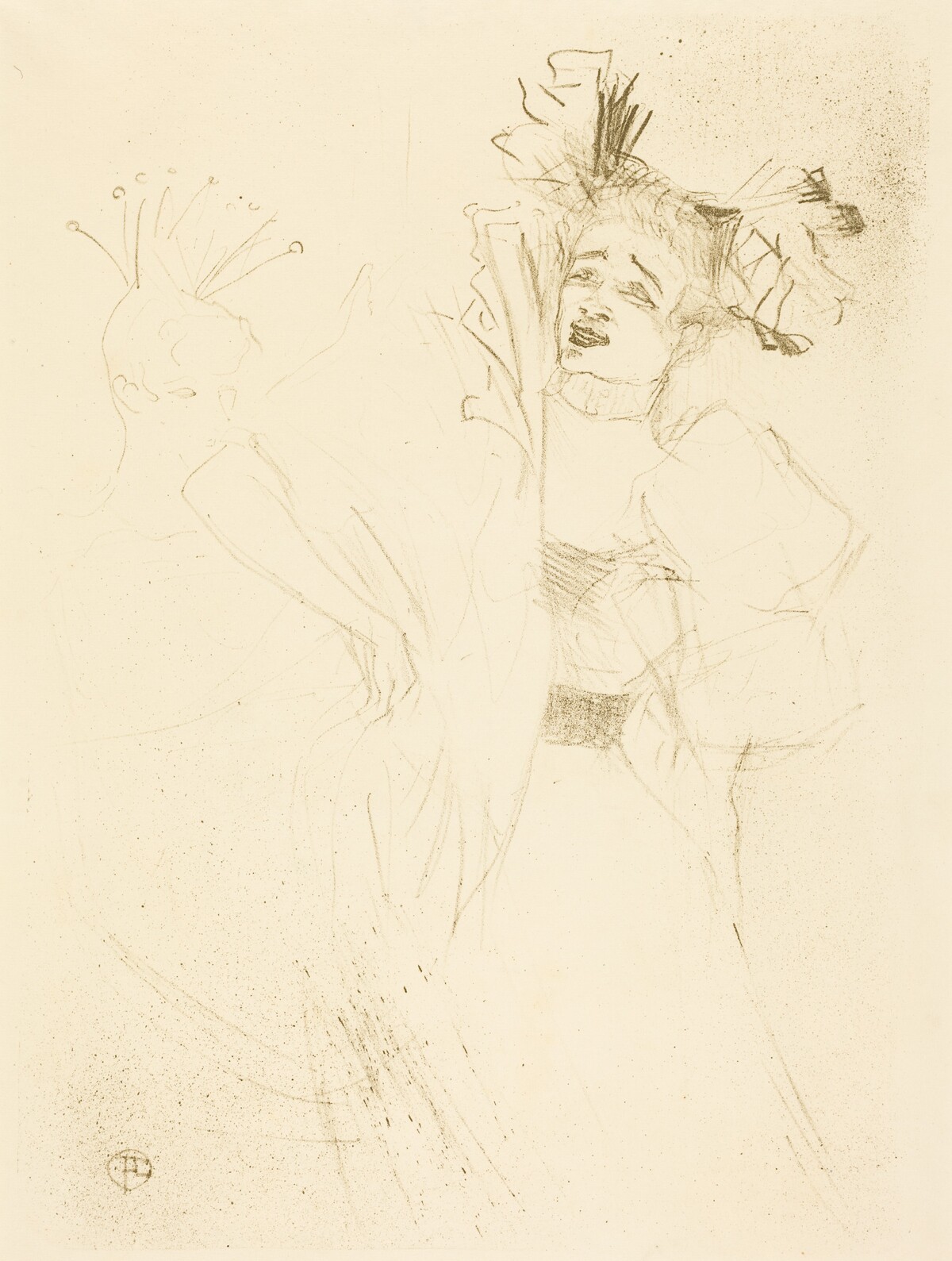 Lender Full Face in "Chilperic" (Lender de face dans "Chilpéric") by Henri de Toulouse-Lautrec