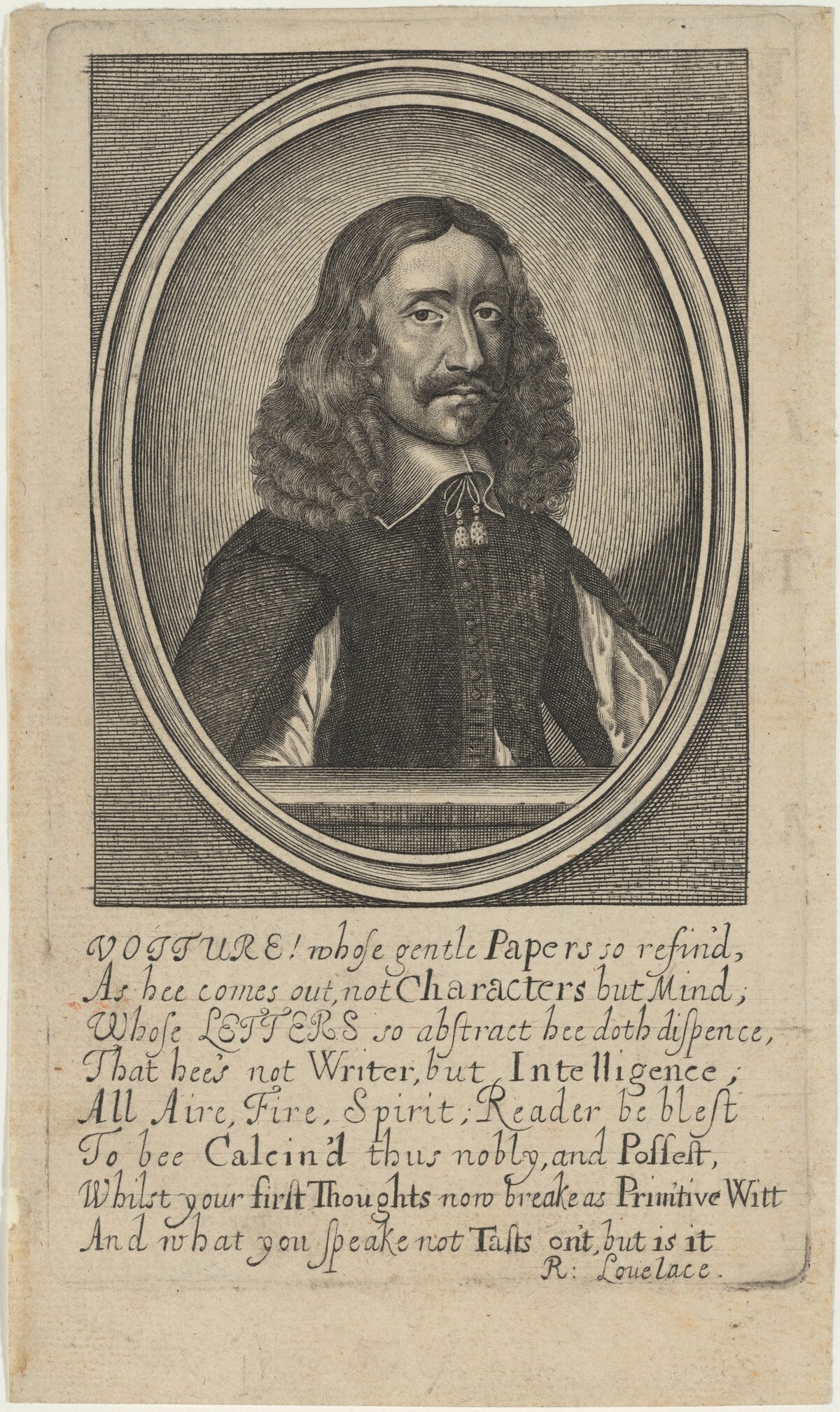 Vincent Voiture by William Faithorne