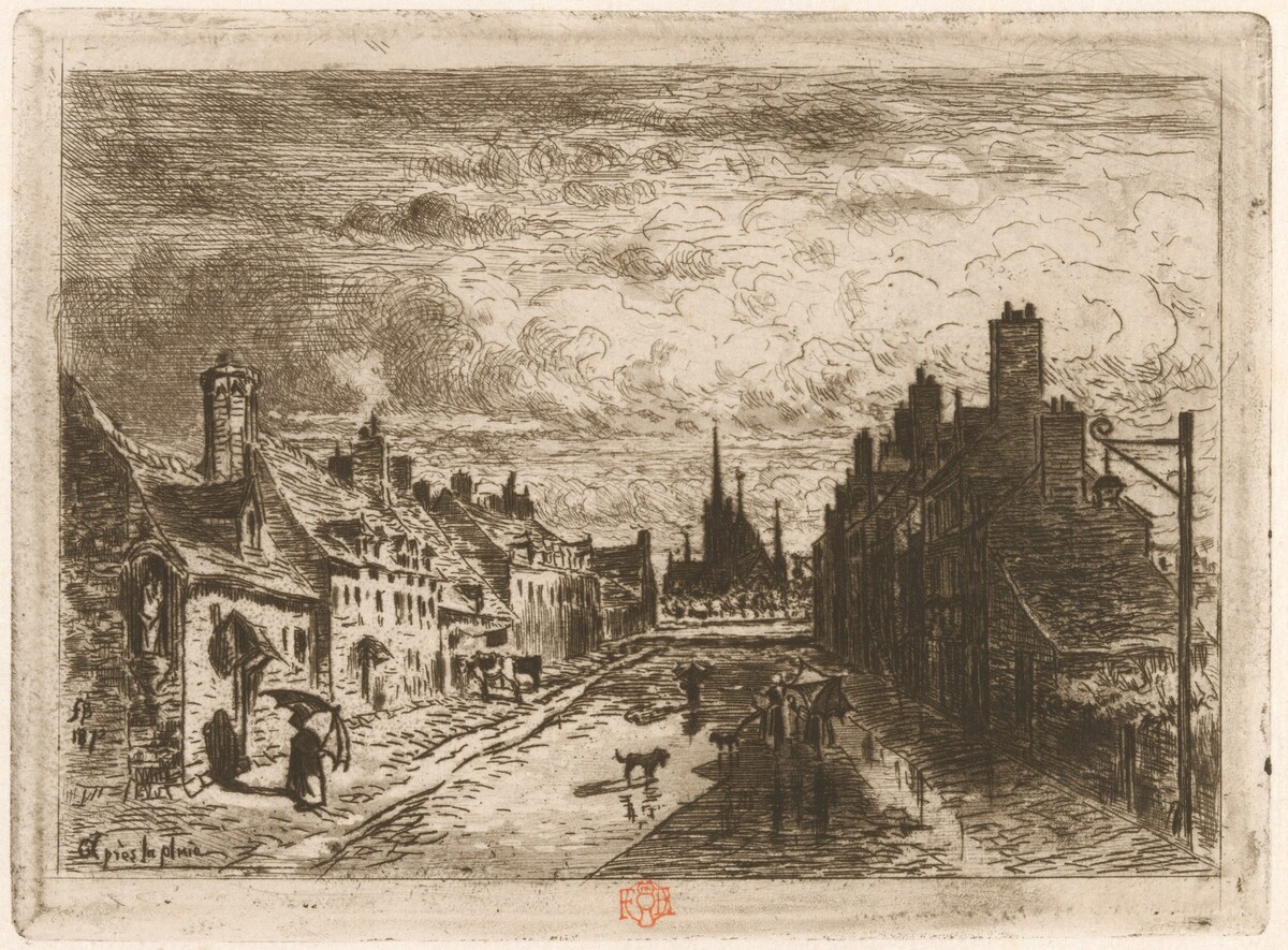 Après la pluie (After the Rain) by Félix-Hilaire Buhot