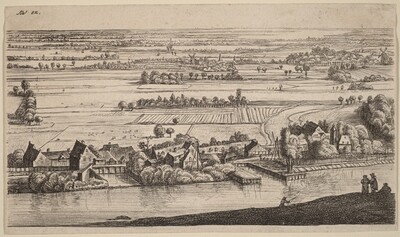 Village beside a Canal