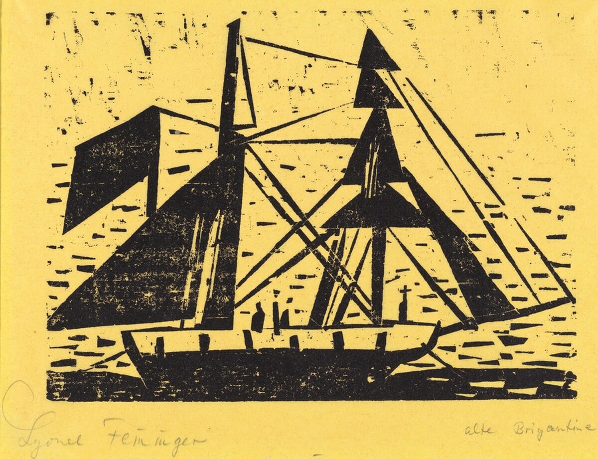 Old Brigantine (Alte Brigantine) by Lyonel Feininger