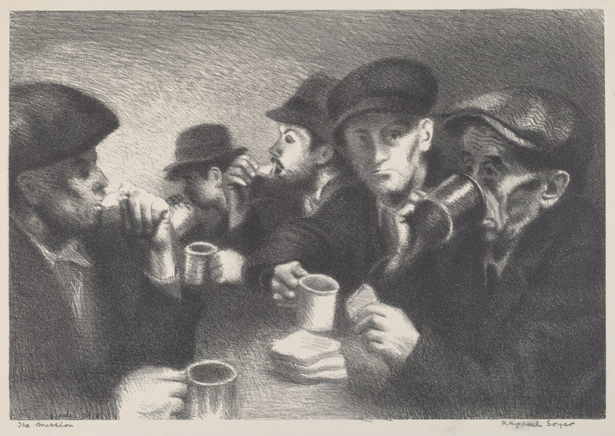 The Mission by Raphael Soyer