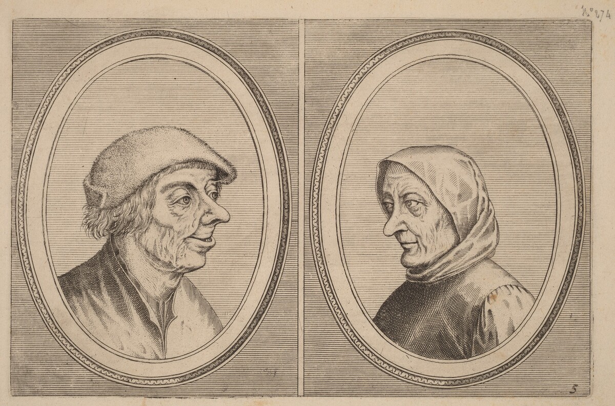 "Mondighe Melis" and "Smeerighe Els" by Johannes and Lucas van Doetechum after Pieter Bruegel the Elder