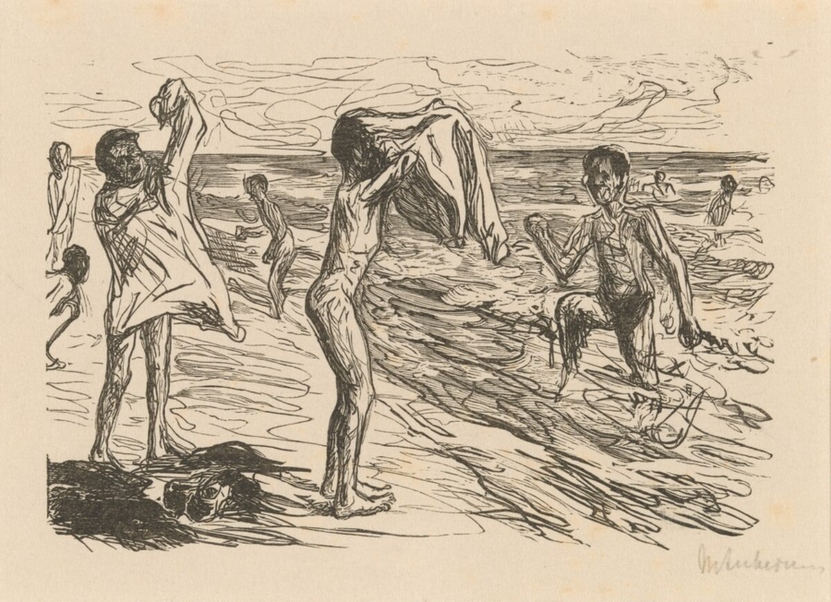 Bathers by Max Liebermann