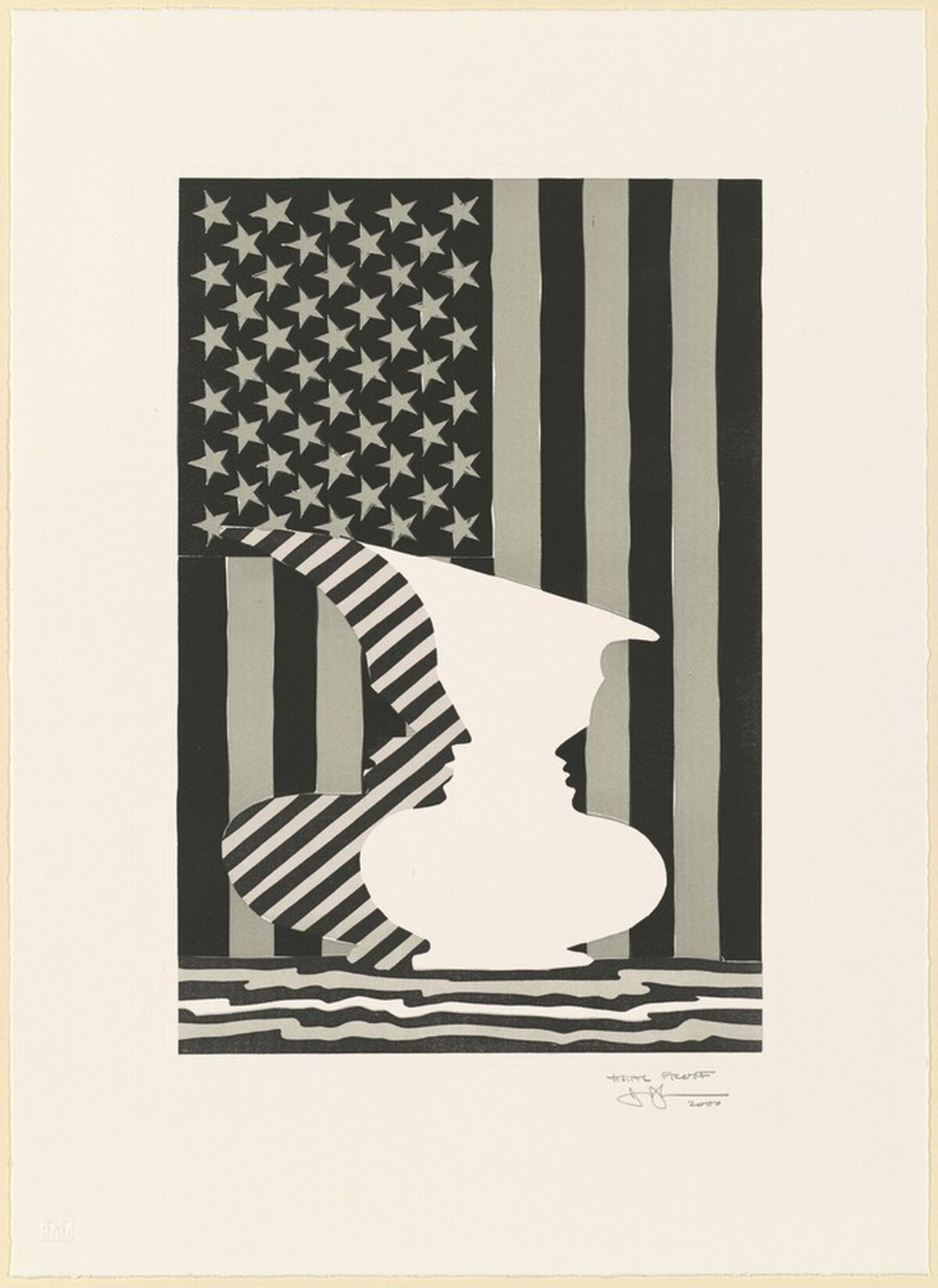 Untitled [trial proof] by Jasper Johns