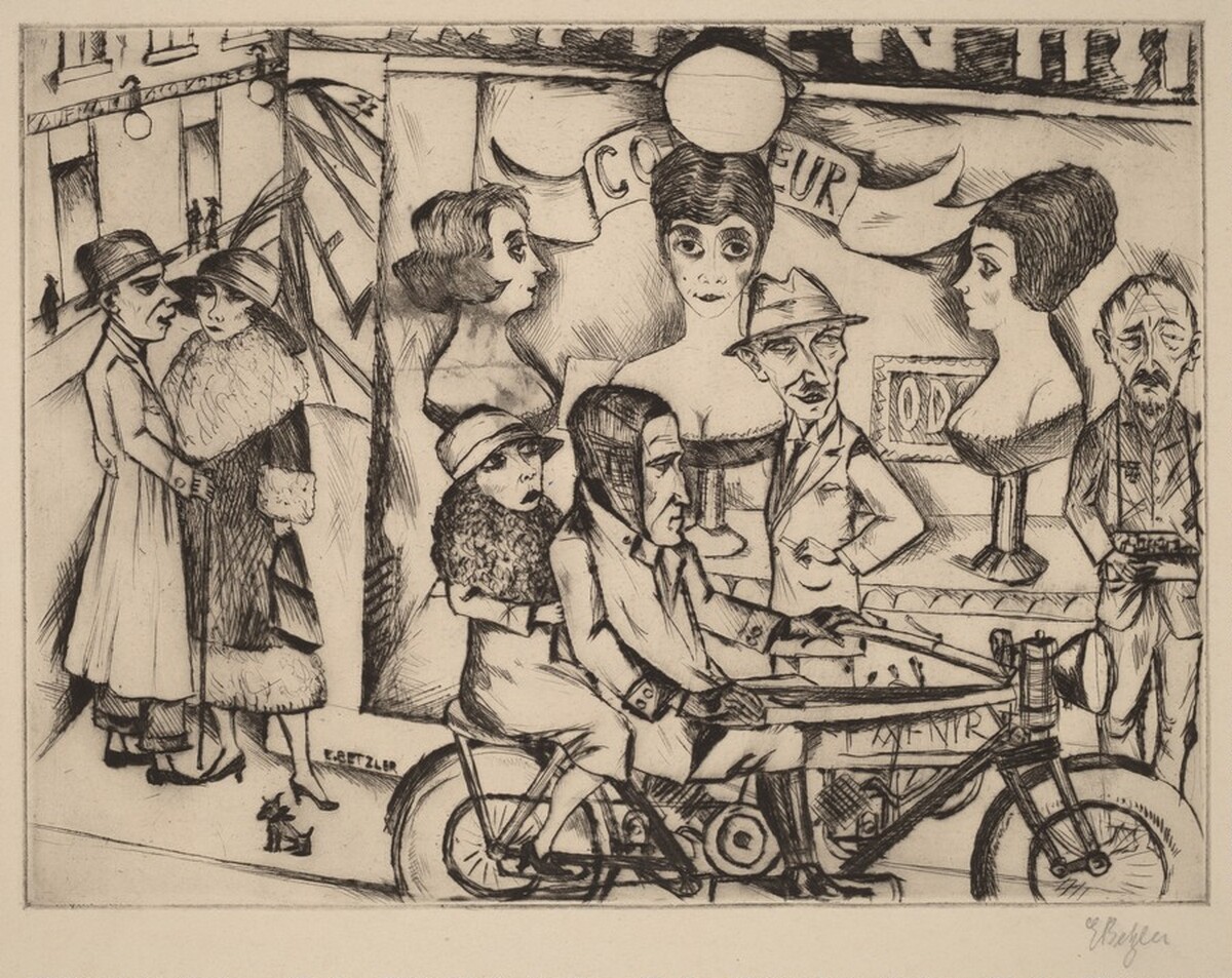 At the Hairdresser's by Emil Betzler