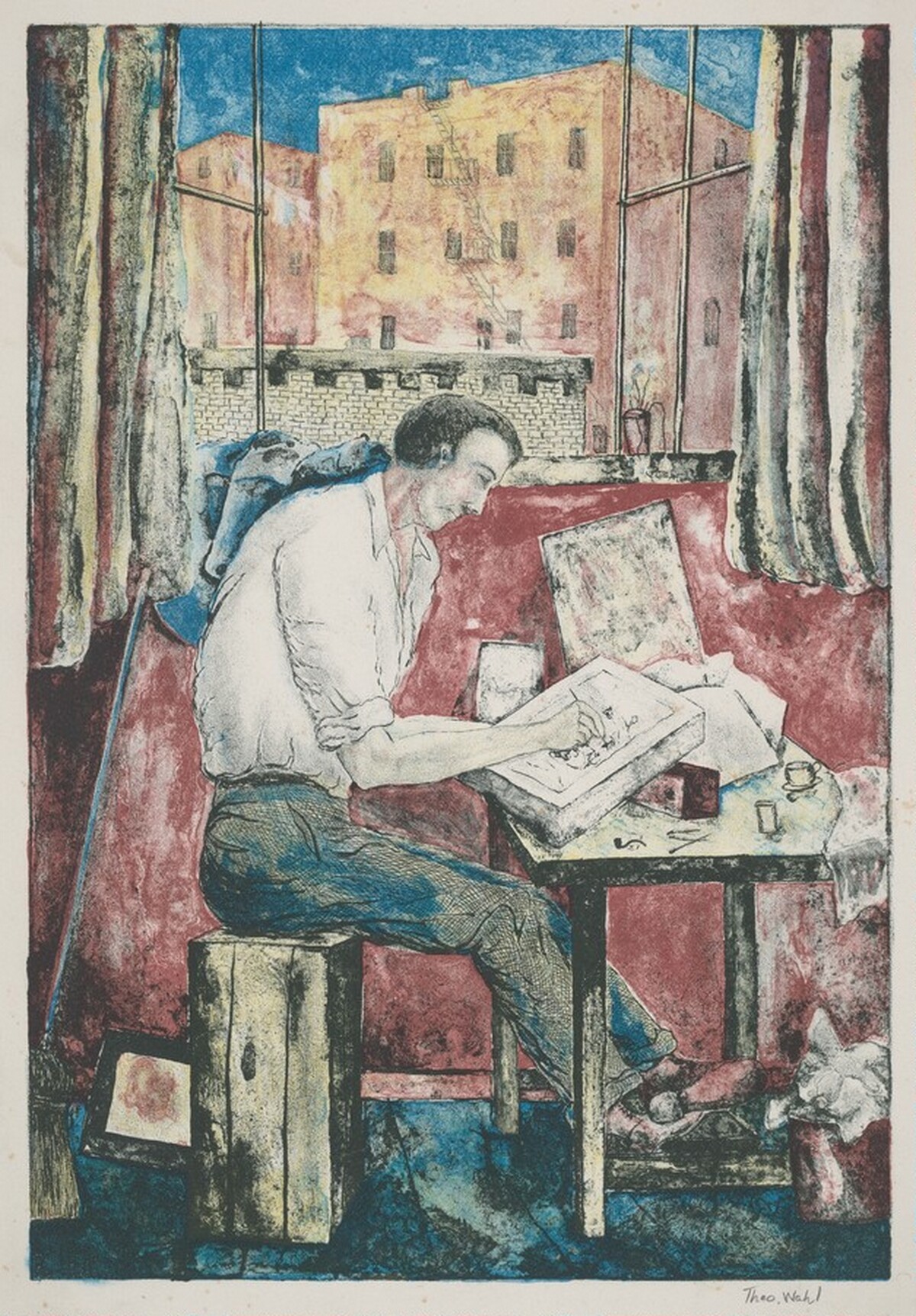 Untitled (Self-Portrait) by Theodore Wahl
