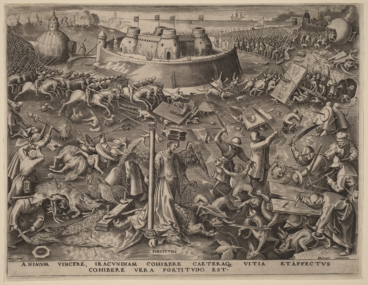Fortitude by Philip Galle after Pieter Bruegel the Elder