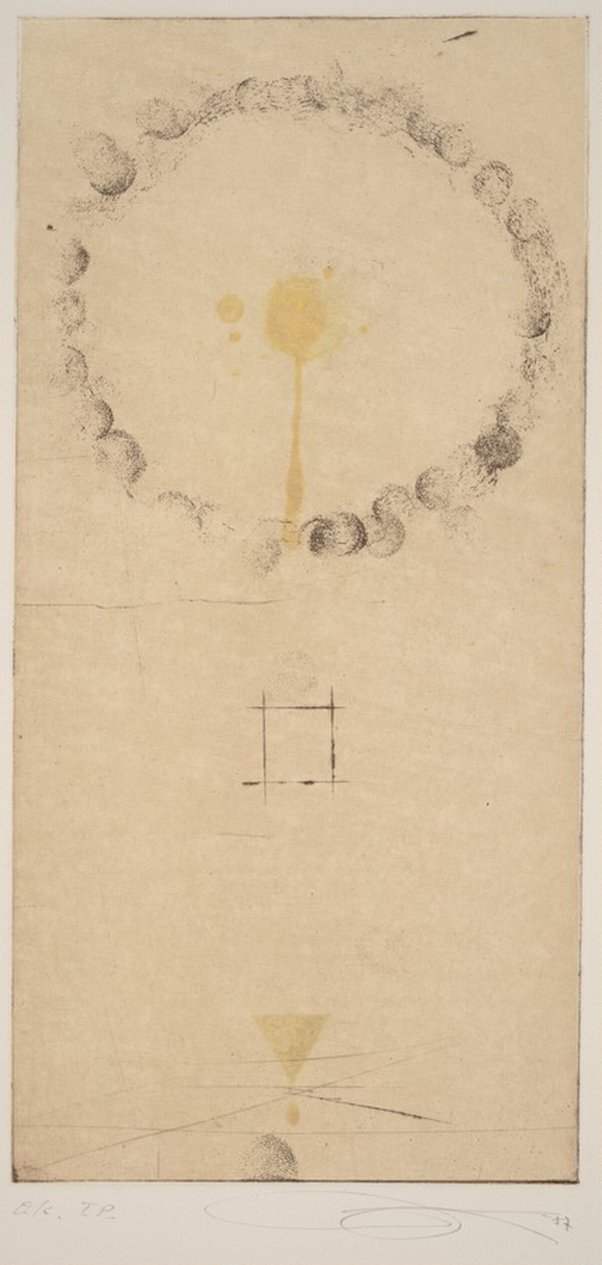 Between Vertical and Horizon -- Descended Triangle (Well 3) by Shoichi Ida