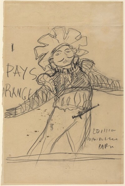 Study for "Du pays tourangeau" (From the Land of Touraine)