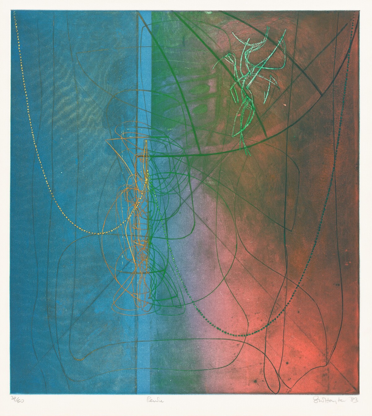 Le pendu (The Hanged Man) by Stanley William Hayter