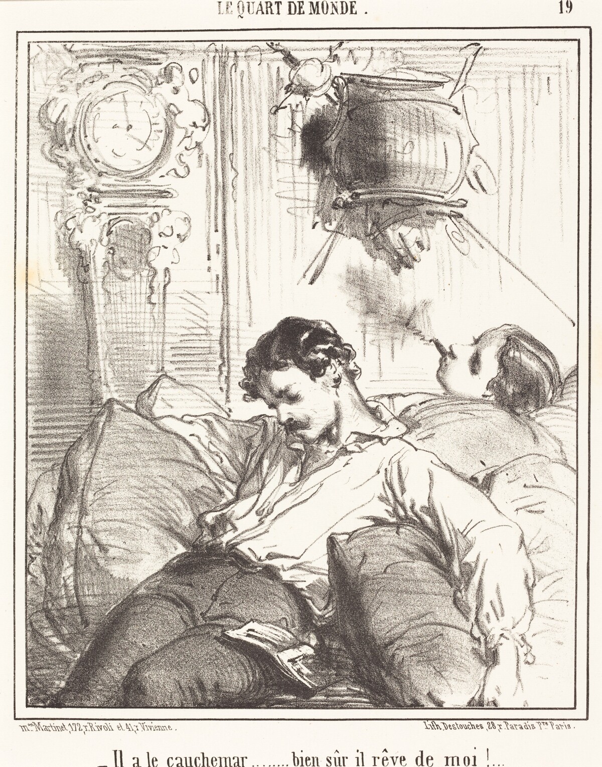 Il a le cauchemar... by Edouard de Beaumont