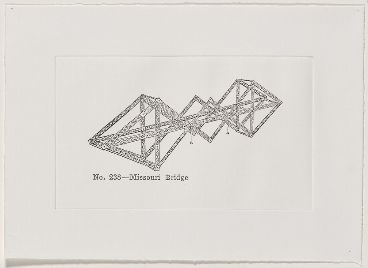 Cantilever Bridges [working proof 4] by Chris Burden