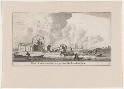 A Dredger and Mudhoppers