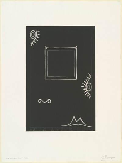 Untitled (White Mezzotint) [state proof of 1st state]