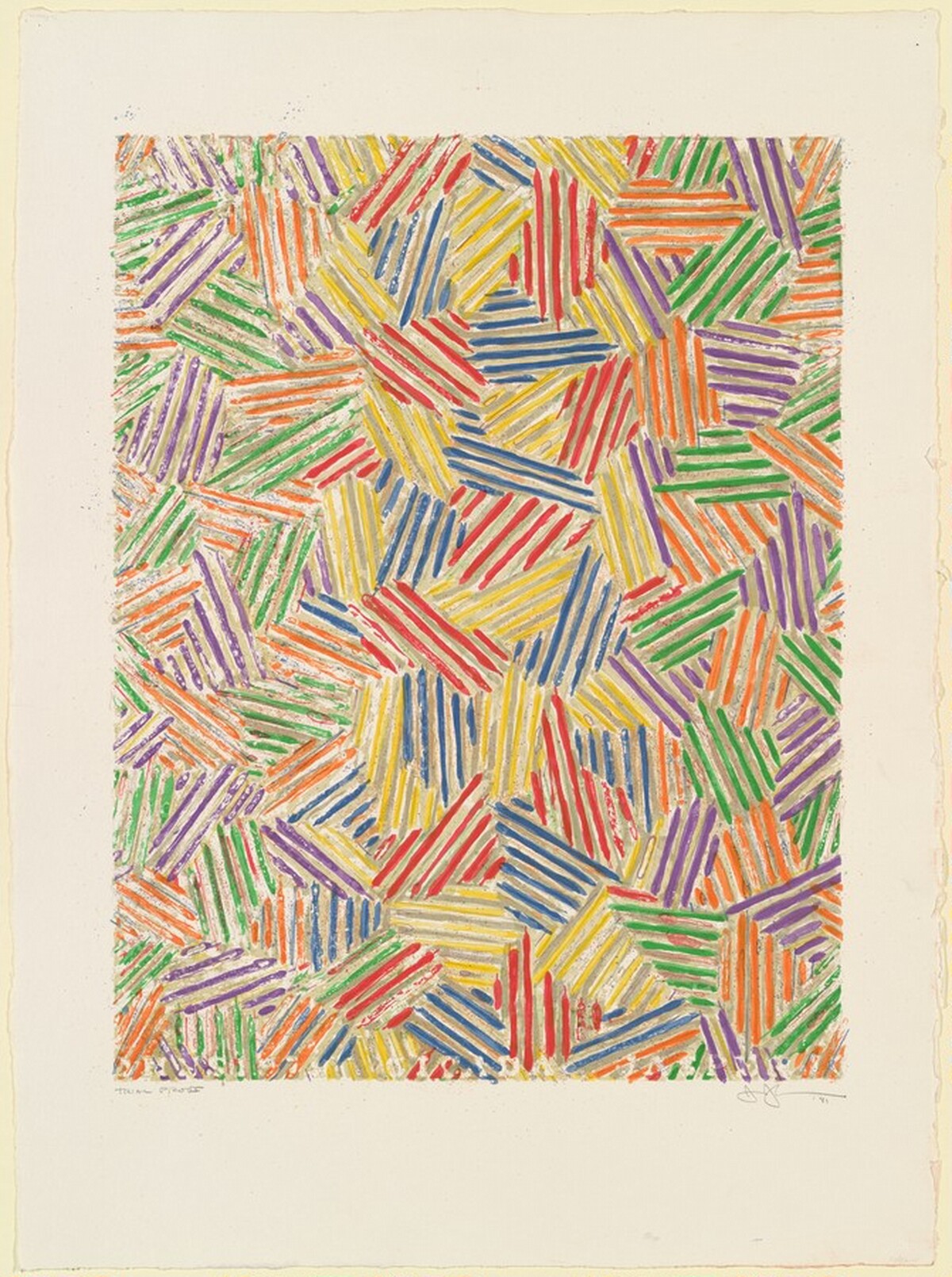 Cicada [trial proof] by Jasper Johns