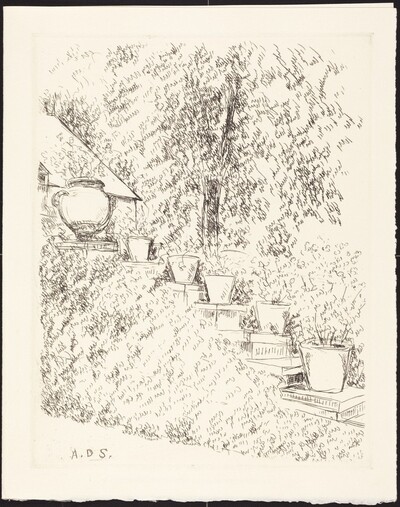 Garden of Bagatelle (Best Wishes for 1969 from La Galerie Sagot-Le Garrec)