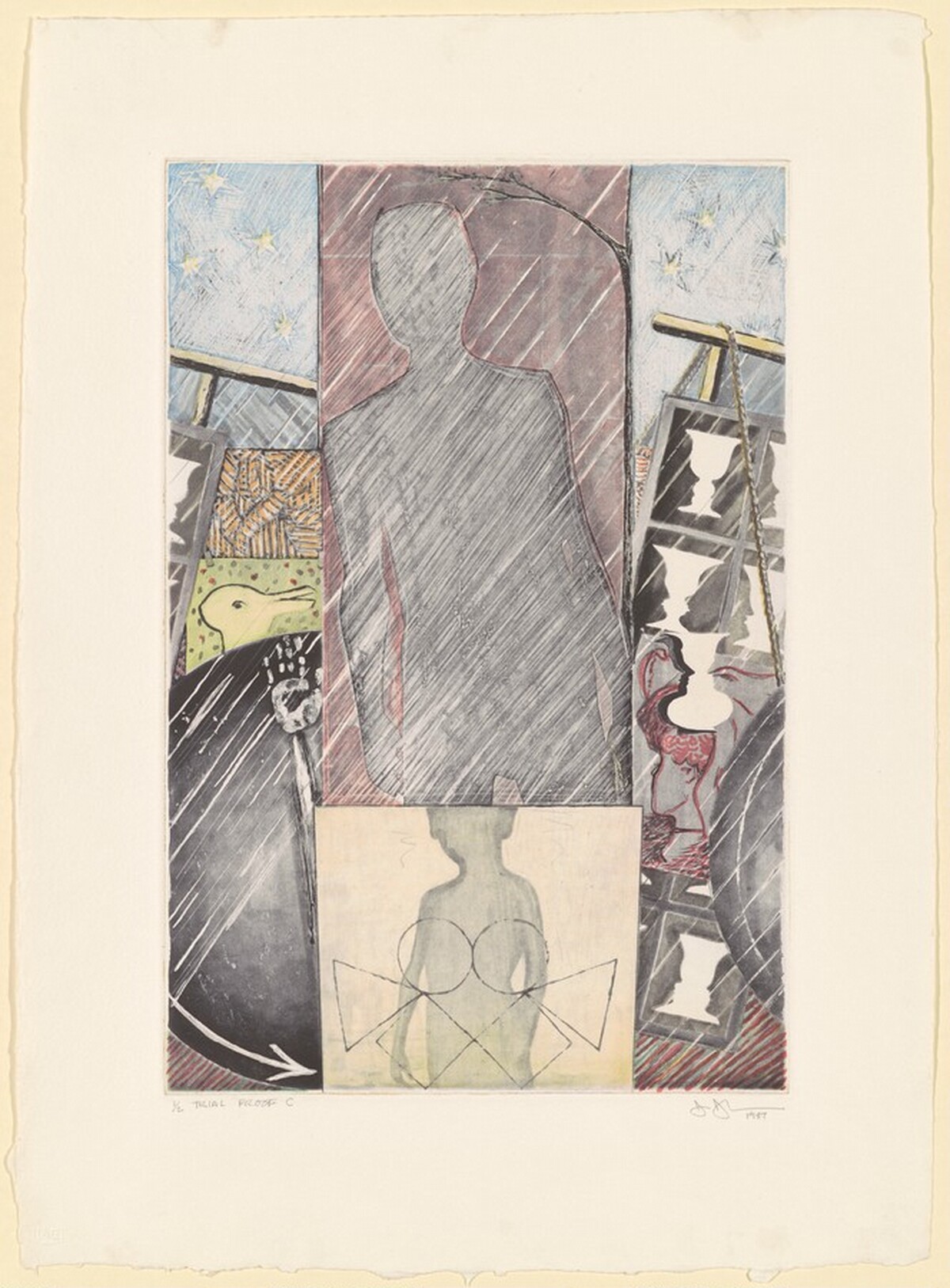 The Seasons [trial proof C] by Jasper Johns