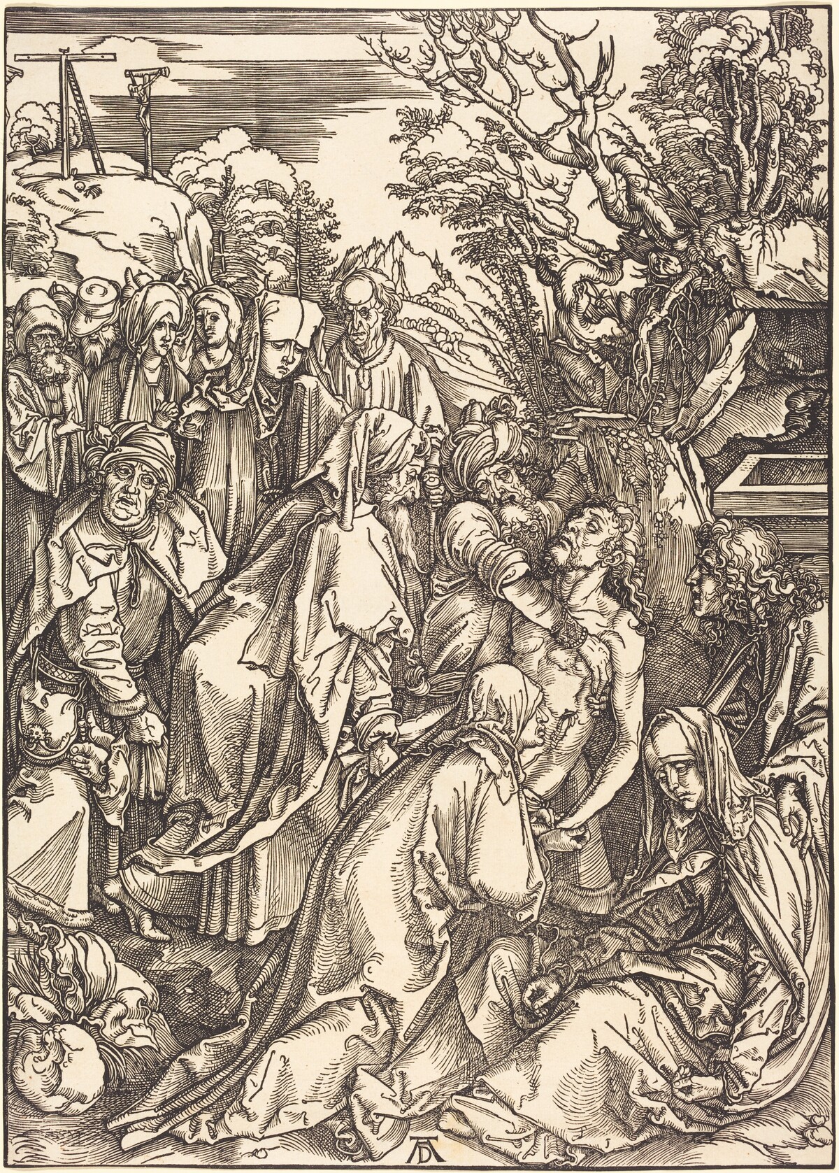 The Deposition by Albrecht Dürer