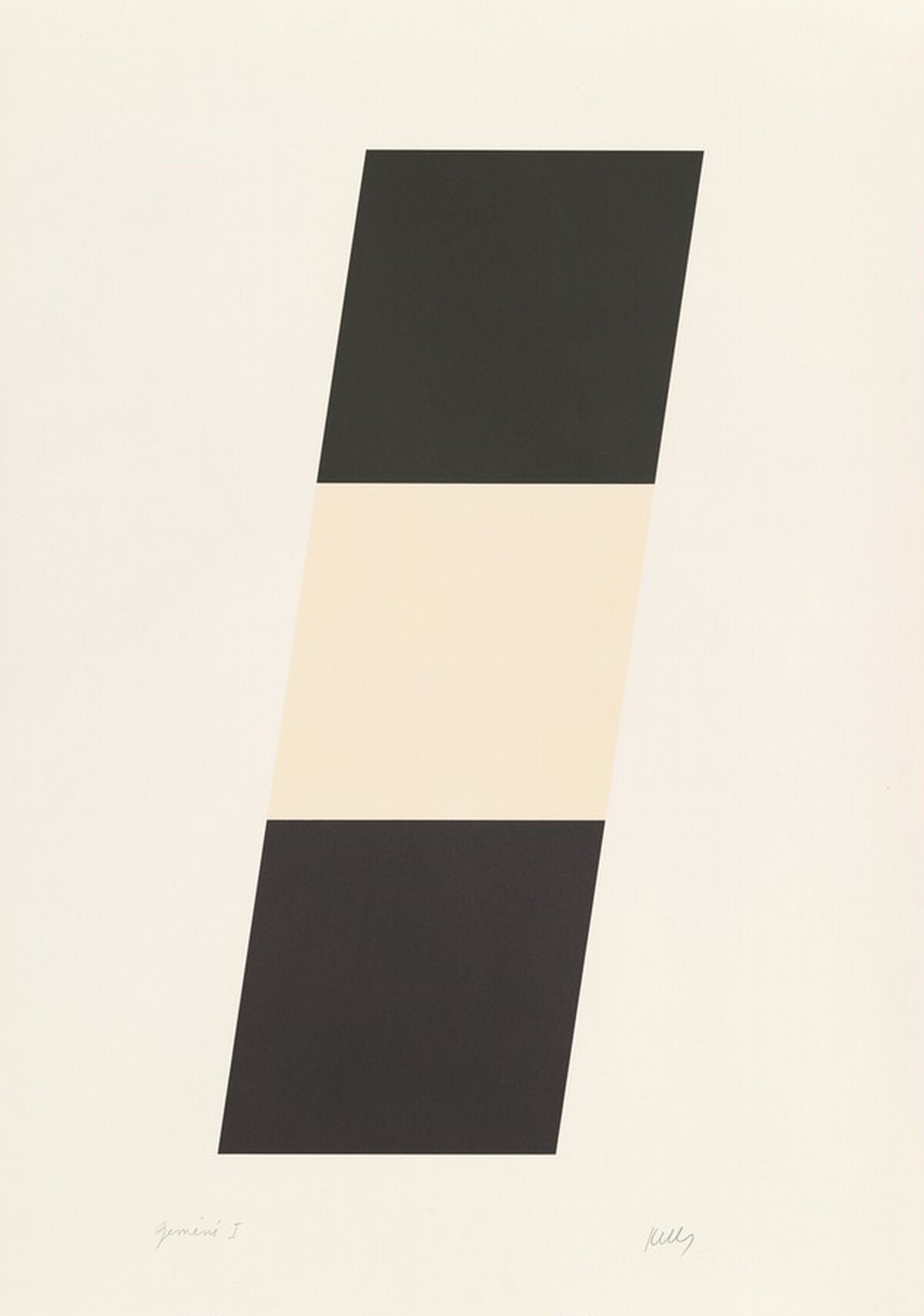 Black White Black by Ellsworth Kelly