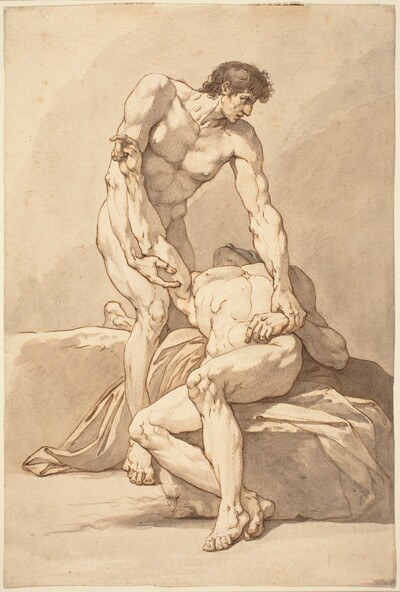 Two Nude Men